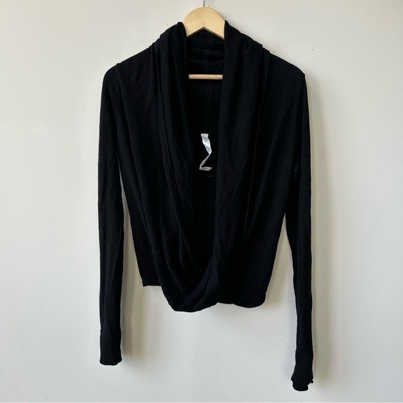 Lululemon Iconic Sweater Wrap Black Size 6 - Picture 6 of 7
